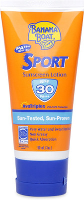 

Banana Boat Sport PA+++ Spf 30 AvoTriplex Sunscreen Lotion - SPF 30 PA+++(90 ml)