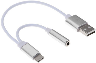 Charge and headphone adapter usb c outlet