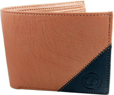 

KnW Boys Multicolor Artificial Leather Wallet(8 Card Slots), Black;tan