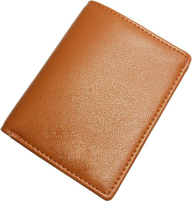 

KnW Men Tan Artificial Leather Card Holder(8 Card Slots)