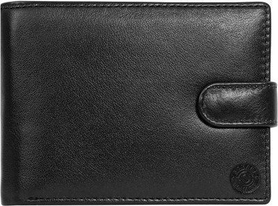 

SCHARF Men Black Genuine Leather Wallet(12 Card Slots)