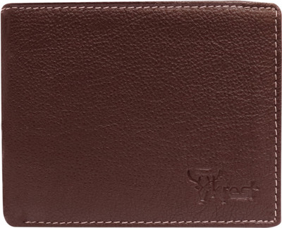 

Krest Men Brown Genuine Leather Wallet(9 Card Slots), Maroon