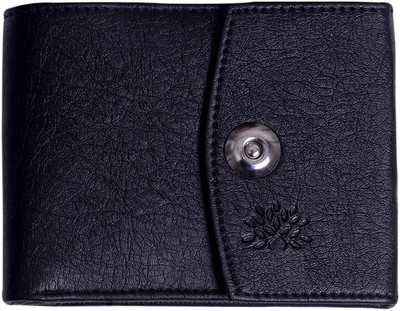 

Aussie youper Men Black Artificial Leather Wallet(6 Card Slots)