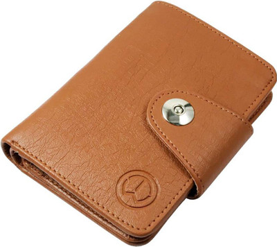 

KnW Women Formal Tan Artificial Leather Wallet(9 Card Slots)