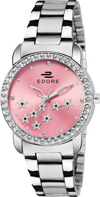

Edore Elegant ED-LR002s Pink Chain Watch - For Women