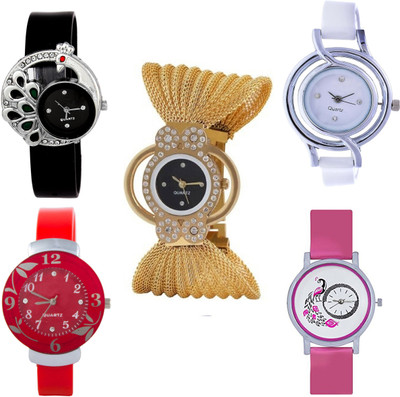 

WatchBro Combo of 5 Set Watch 78 Watch - For Women