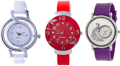 

WatchBro New Stylish 3 Watch Combo 155100 Watch - For Women
