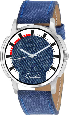 

Excel Denim Dial Denim Strap Watch For Mens & Boys Watch - For Men
