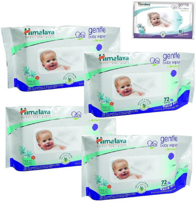 

Himalaya Gentle Baby Wipes (72+12 Pieces - Pack of 4)(4 Pieces)