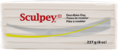 

Polyform Sculpey Iii Polymer Clay 8Oz - Translucent