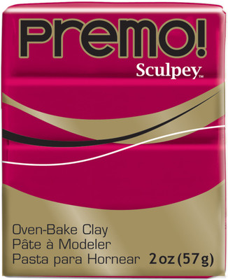 

Polyform Premo Sculpey Polymer Clay 2Oz - Alizarin Crimson