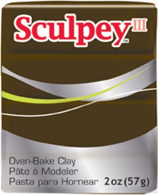 

Polyform Sculpey Iii Polymer Clay 2Oz - Suede Brown