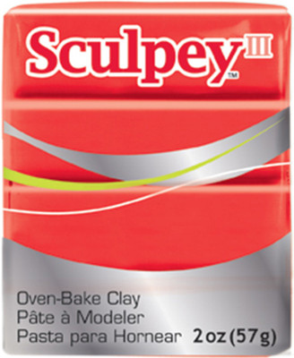 

Polyform Sculpey Iii Polymer Clay 2Oz - Red Hot Red