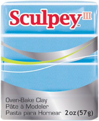 

Polyform Sculpey Iii Polymer Clay 2Oz - Light Blue Pearl