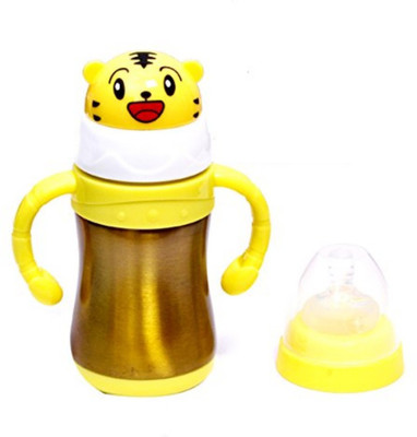 

Guru Kripa Baby Products ™ Presents 240 ml Multifnctional Baby Food Grade Cartoon Print Stainles Steel Feeding Bottle Cum Straw Cum Sipper With Silicone Straw Thermos Flask Vacuum Water Bottle Attractive Color And Beautiful Design (12 Hours Hot-Cold Tempe