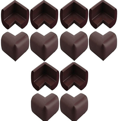 

Quaprogen Pack of 12 - Right Angle Kids Table Corner Protector(Brown)