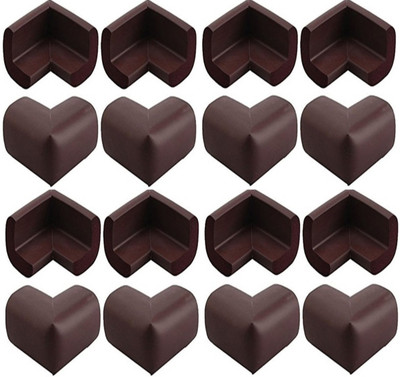 

Quaprogen Pack of 16 - Right Angle Kids Table Corner Protector(Brown)