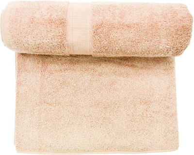 

Bombay Dyeing Cotton 600 GSM Bath Towel(Peach), Cream fawn