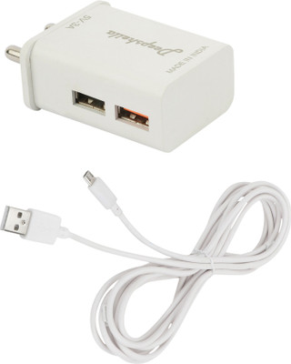 Deepsheila 3.4A. FAST CHARGER & V8 CABLE FOR LAVA X10 5 W 3.4 A Multiport Mobile Charger with Detachable Cable(White, Cable Included) Deepsheila 3.4A. FAST CHARGER & V8 CABLE FOR LAVA X10 5 W 3.4 A Multiport Mobile Charger with Detachable Cable(White, Cable Included)
