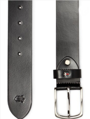 

LP Louis Philippe Men Casual Blue Genuine Leather Belt, Black