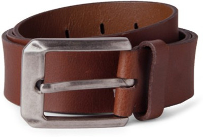 

LP Louis Philippe Men Casual Blue Genuine Leather Belt, Brown