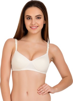 TWEENS by Belle Lingeries Full Coverage Off White Padded Women T-Shirt Lightly Padded Bra(White)