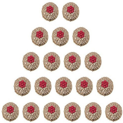 

Fabric and Lace BT016b Metal Buttons(Pack of 20)