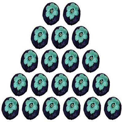 

Fabric and Lace BT024e Fabric, Metal Buttons(Pack of 20)