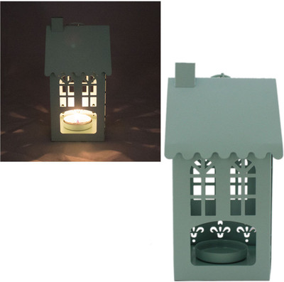 

Tootpado Candle Stands For Decoration House Shape - Green (4DER32) - Candle Holders For Home Decor Steel Candle Holder(Green, Pack of 1)