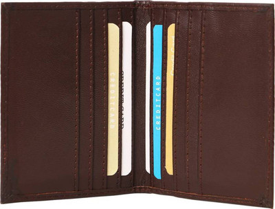 

Southpole Fashions 10 Card Holder(Set of 1, Brown)
