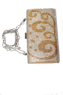 

Chouhan Stylish Party Gold Clutch