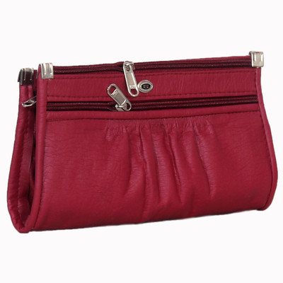 VS-YOG Casual Red Clutch