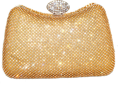 

Chouhan Stylish Party Gold Clutch