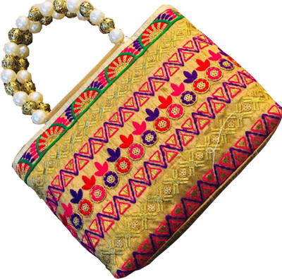 

Craftbazaar Party Multicolor Clutch
