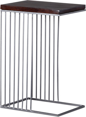 CROZZINE Carol End Table Solid Wood Coffee Table(Finish Color - Walnut Mango Dark)