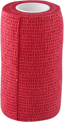 

A-TAPE Cohesive Crepe Bandage Red (Reusable & Waterproof, 10 cm X 4.5 mtr) Crepe Bandage(10 cm)