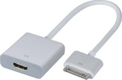 

Microware MCS-03 HDMI TO IPAD HDMI Adapter(Compatible with MOBILE, White)