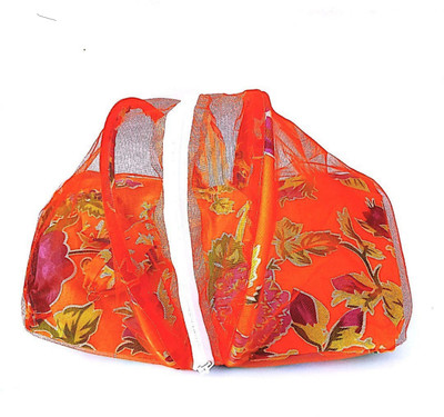 

krishnagallery1 Laddu Gopal Net Bed (Special Good Quality Bed Standernd Design) 1 1(Fabric, Orange)