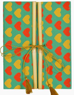 

MakenStyleCollection A5 Diary(HAndcraft Diary with special lock, Multicolor)