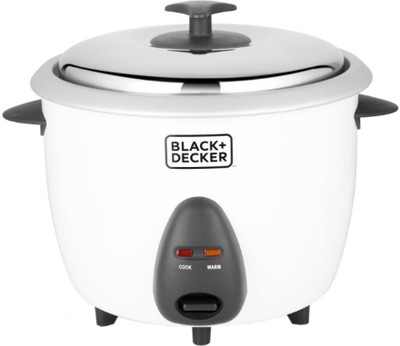 

Black & Decker BXRC1801IN Electric Rice Cooker(1.8 L, White)
