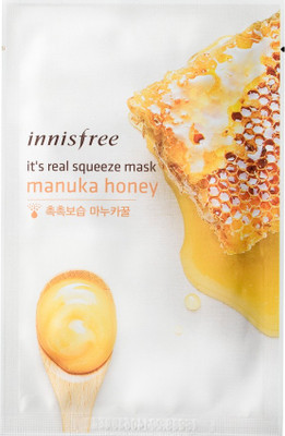 

Innisfree IT'S REAL SQUEEZE MASK PACK - MANUKA HONEY MOISTURIZE(1 Sheet)(20 ml)
