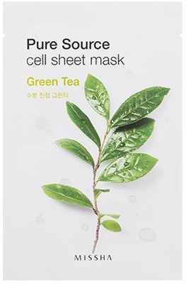 

Missha Pure Source Cell Sheet Mask (Green Tea)(21 ml)