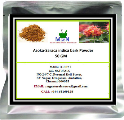 

MGBN Asoka-Saraca-Saraca indica-BARK-Powder-50 GM(50 g)