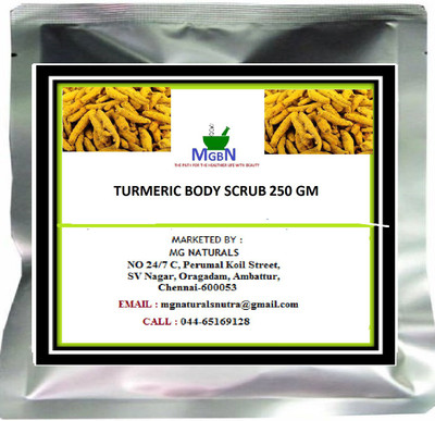 MGBN TURMERIC-BODY SCRUB 250 GM(250 g)
