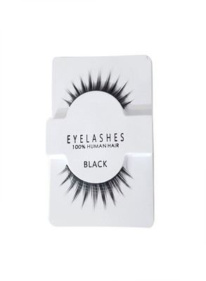 

Confidence Real Human Hair Eyelashes For Eye MAke Up In Wedding Or Any Occasion (Medium)(Pack of 2)
