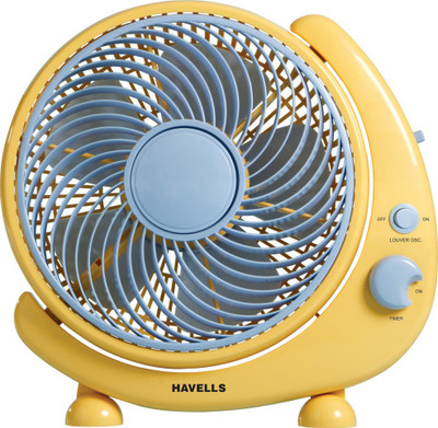 

Havells 250 MM CRESCENT YEL PERSONAL FAN 5 Blade Wall Fan(Yellow, Pack of 1)