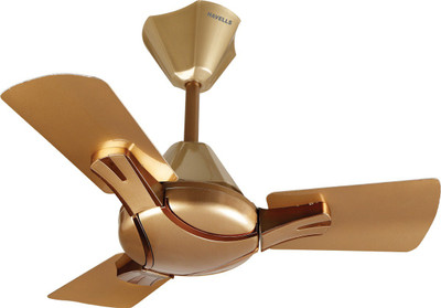 

Havells 600 MM FAN NICOLA PEARL IVORY 3 Blade Ceiling Fan(Bronze-Copper, Pack of 1), Gold