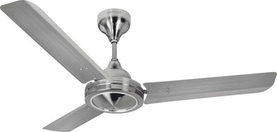 

Havells 1200 MM FAN FABIO PLATINUM BR. NICKEL 3 Blade Ceiling Fan(Antique Brushed Nickel, Pack of 1), Silver