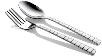 Shapes Shapes Zack Cutlery Set Spoons & Fork 12 Pcs Stainless Steel Dinner Fork Set(Pack of 12)