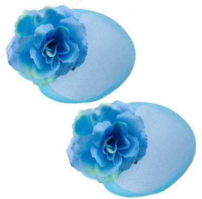 

Fully Fancy Rose Flower For Party And Functions Hair Clip Hair Clip(Blue)